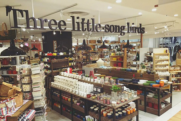 店舗案内 Three Little Song Birds Gift Lifestyleshop 中村漆器産業 木曽漆器 和雑貨 食器 テーブルウェア ギフト