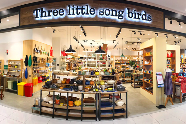 店舗案内 Three Little Song Birds Gift Lifestyleshop 中村漆器産業 木曽漆器 和雑貨 食器 テーブルウェア ギフト