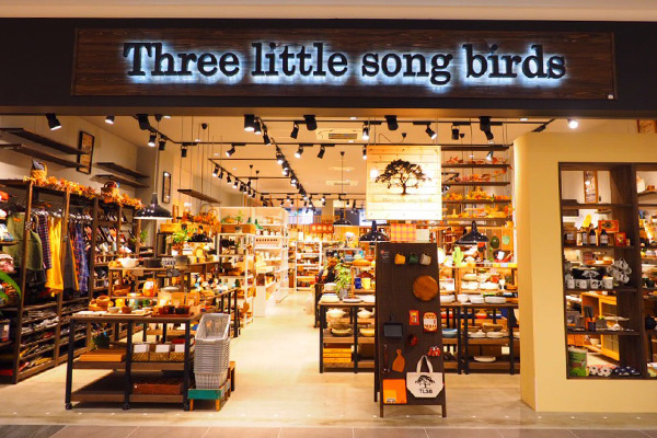 店舗案内 Three Little Song Birds Gift Lifestyleshop 中村漆器産業 木曽漆器 和雑貨 食器 テーブルウェア ギフト